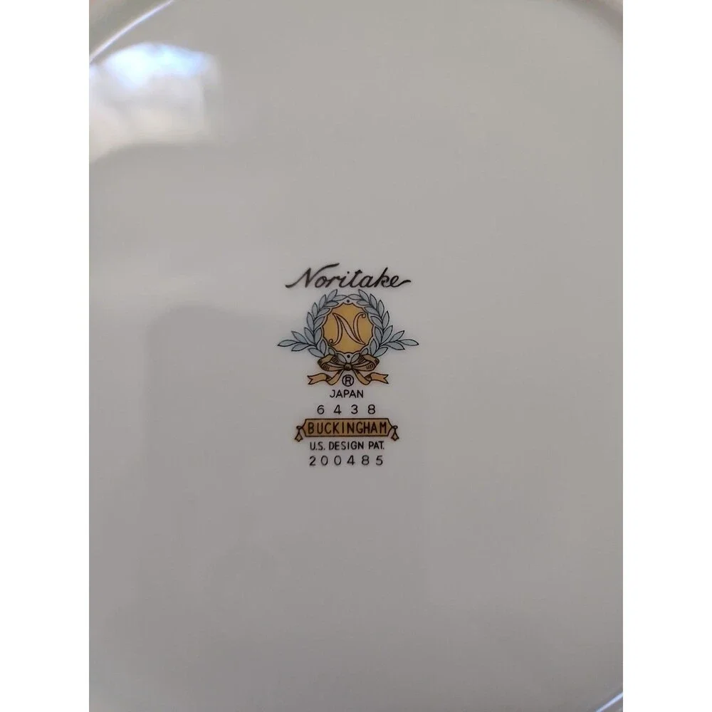 Noritake BUCKINGHAM Set of 4~ 8 In. Salad Plates #6438 Japan